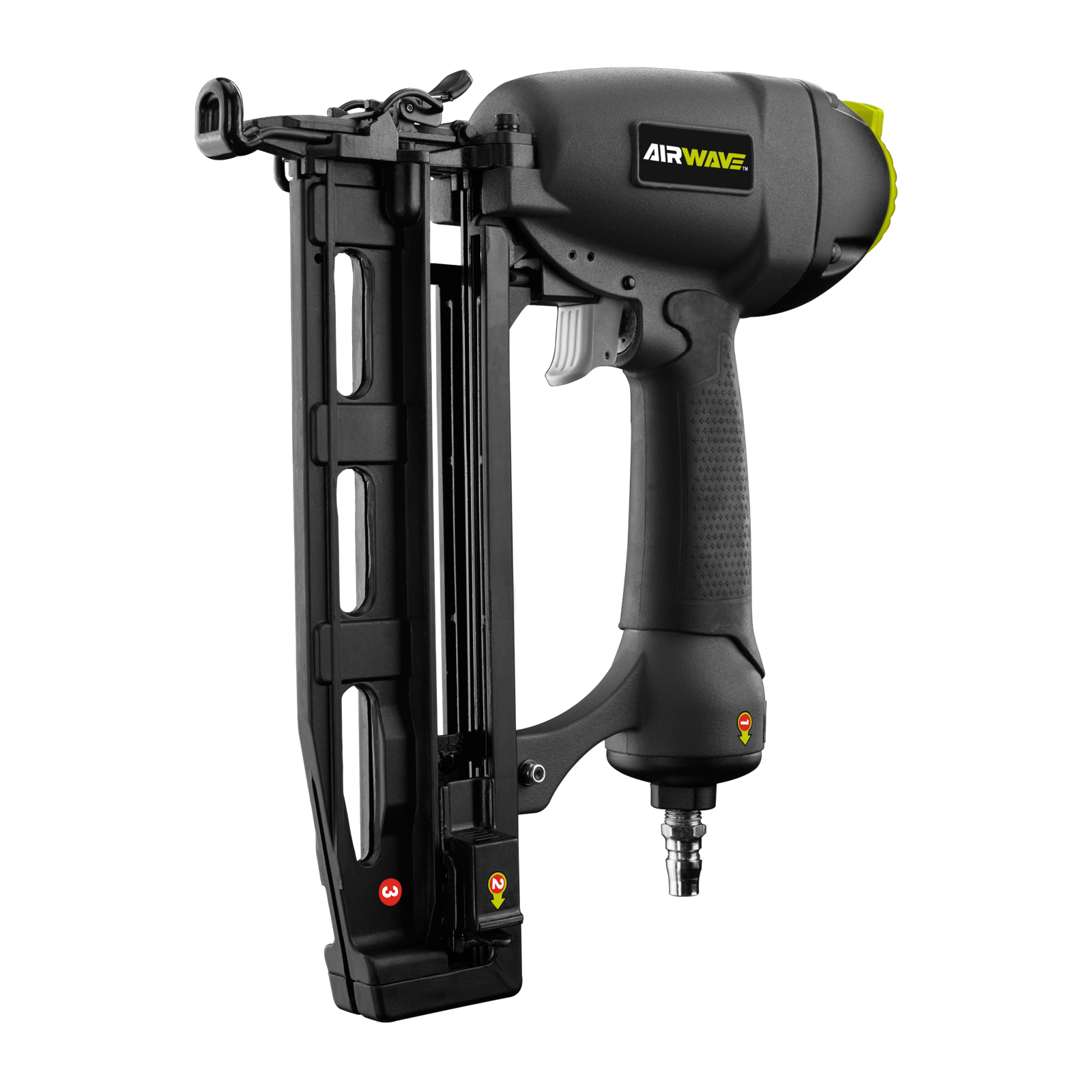 Ryobi Airwave C Series Air Brad Nailer, 16 Gauge, 32-64mm, Grey/Black RA-NB1664-S