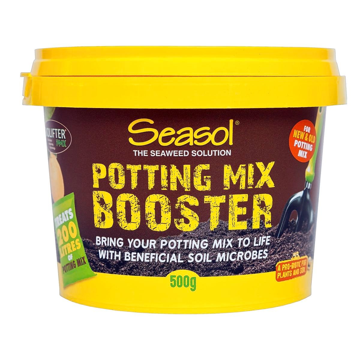 Seasol Potting Mix Booster 500g - Granular - 200L Treatment - Brown - SuperSaverAU - view 1