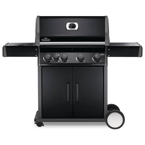 Napoleon Rogue XT 525 Natural Gas 4 Burner BBQ - Black - Infrared Side Burner - RXT525SIBNK-1-AU
