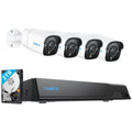 Reolink PoE security system - 4K 8MP cameras, person and vehicle detection, 2TB HDD included - PS6KB01-8