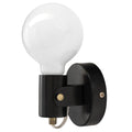 Brilliant Lighting Black Metta Metal Interior Wall Light Hardwired 240V 20390/06