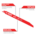 Diablo 9" Flush Cut Bi-Metal Reciprocating Saw Blades 5 Pack
