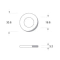 Zenith M16 Flat Round Washers 100 Pack Hot Dip Galvanised Steel Durable - SuperSaverAU - view 4