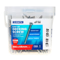 Zenith Easy-Fix Decking Screw T20 10G x 65mm SS304 Stainless, 250 Pack