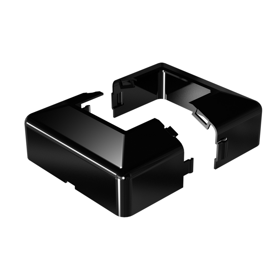 Peak Black Aluminium Deck Balustrade Post Base Cover - 90mm - Durable - Easy Install - SuperSaverAU - view 1