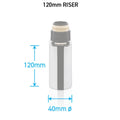 Billi Xi Font with 120mm Riser - Urban Brass Finish - 2 Year Manufacturer Warranty - 992803UB