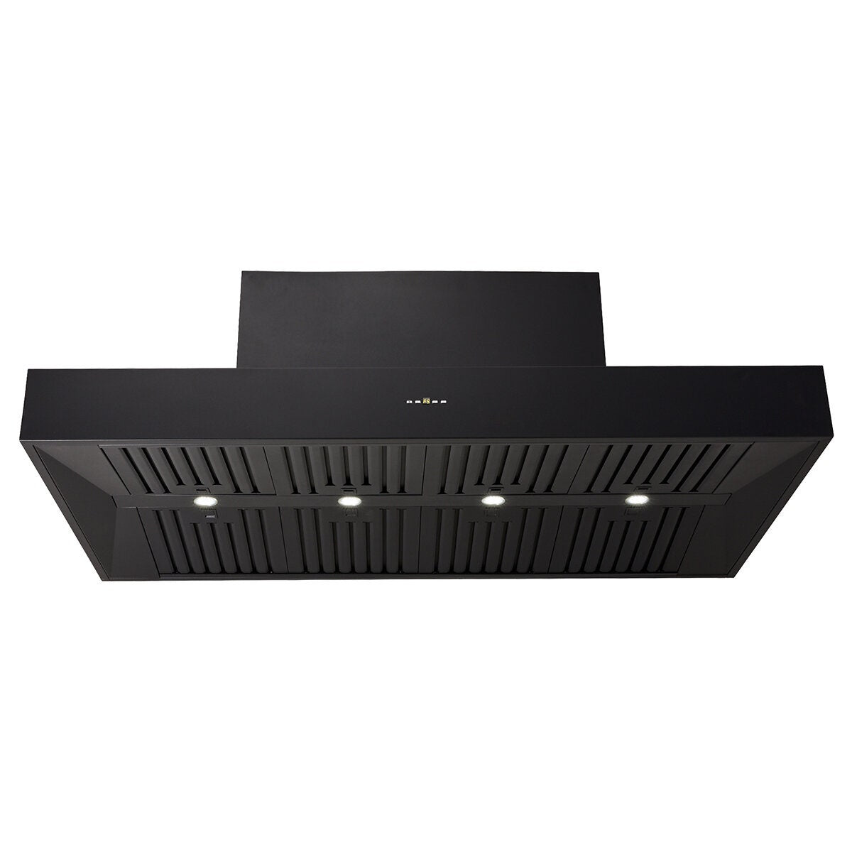 Schweigen Wall Mounted BBQ Rangehood - Black, 3200m³/h, Single External Motor, 8 Filters - CL7375BSEPAK