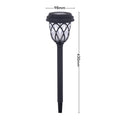 Arlec LED Garden Path Solar Light, 100mm Black Ground Stake LVS042