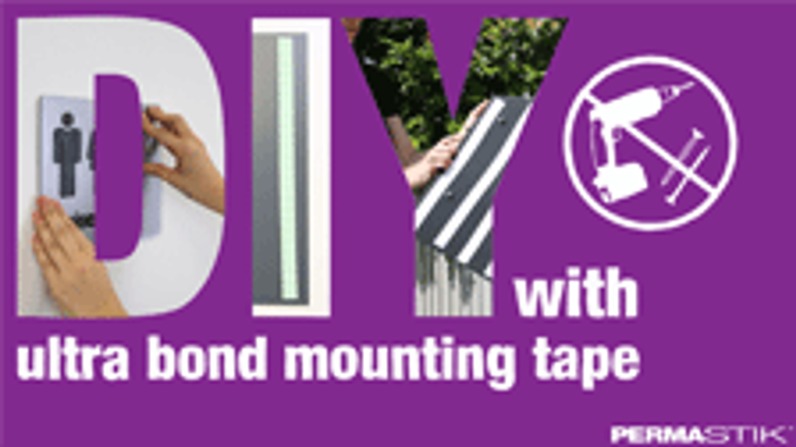 Permastik 12mm x 10m Outdoor Weather Resistant Foam Mounting Tape Roll, Indoor/Outdoor