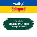 Wattyl Solagard Cottage Green Low Sheen Pre-tinted Exterior Paint 1L UV Resistant Outdoor