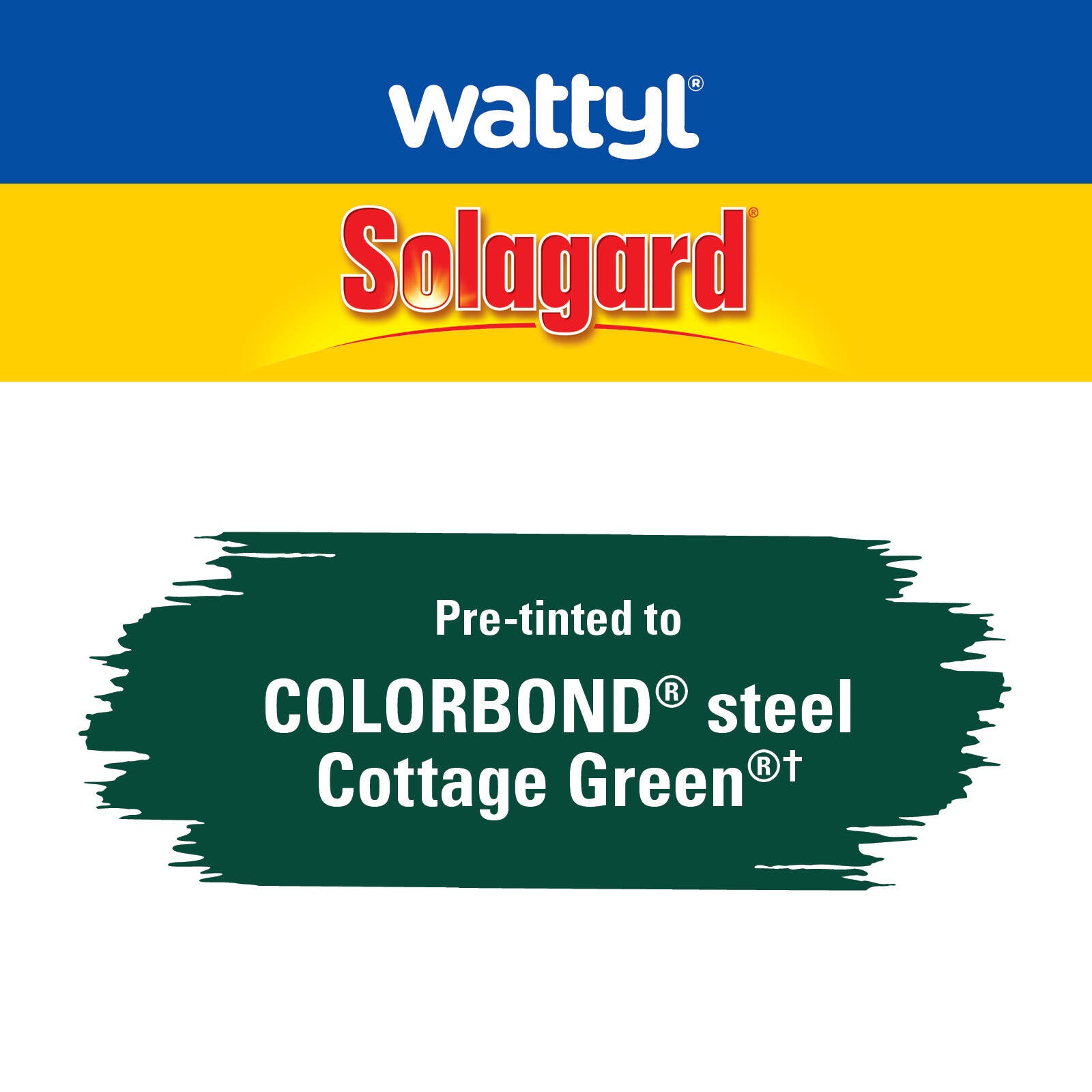 Wattyl Solagard Cottage Green Low Sheen Pre-tinted Exterior Paint 1L UV Resistant Outdoor