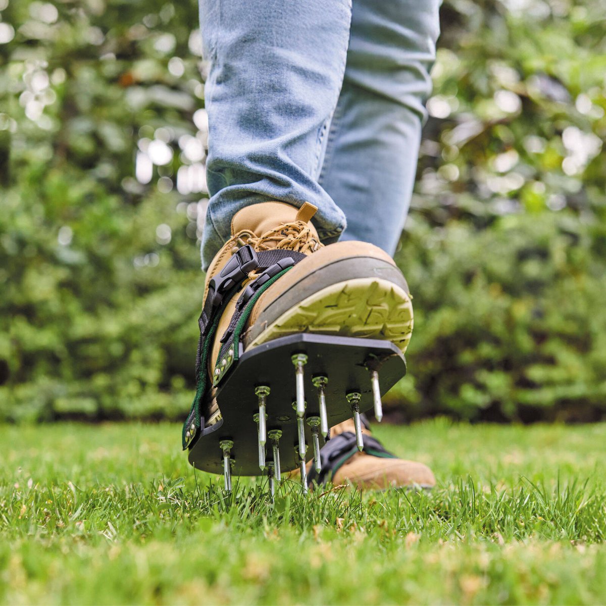 Cyclone Lawn Aerator Sandals - 1 Pair - 135mm x 300mm - Soil Aeration - SuperSaverAU - view 5