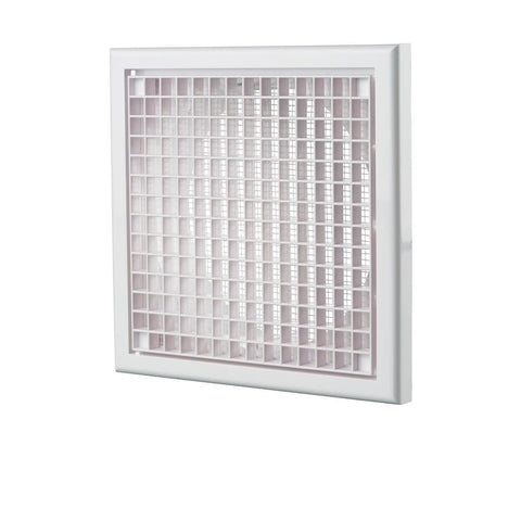 Blauberg 150mm White Square Eggcrate Grille - ABS Plastic - Easy Maintenance - SuperSaverAU - view 1