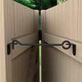 Zenith 200mm Matte Black Gate Hook and Eye - 1 Pack - Steel - SuperSaverAU - view 3