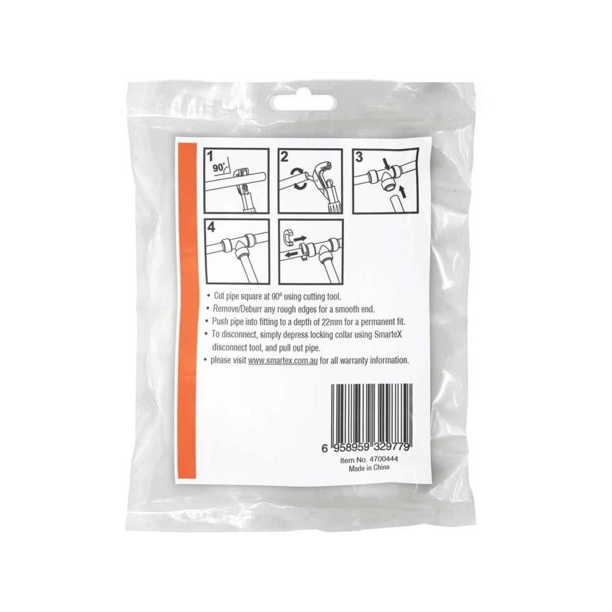 Smartex Copper Fitting Disconnect Kit - Push-Fit - 60mm - Easy Use - SuperSaverAU - view 3