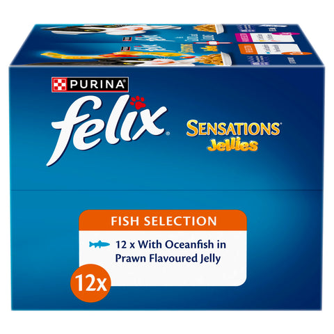 Felix As Good As It Looks and Sensations Jellies 85g Wet Cat Food 36 Pack
