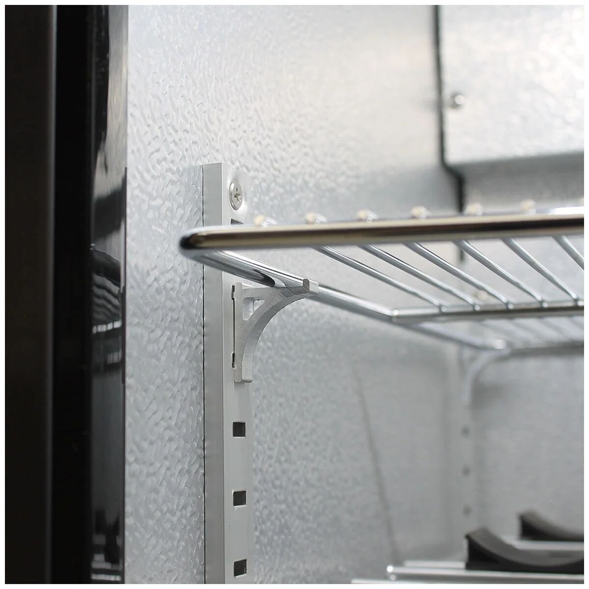 Schmick 118L alfresco bar fridge - 304 stainless steel, heated triple glazed door, left hinge - SK118L-SS
