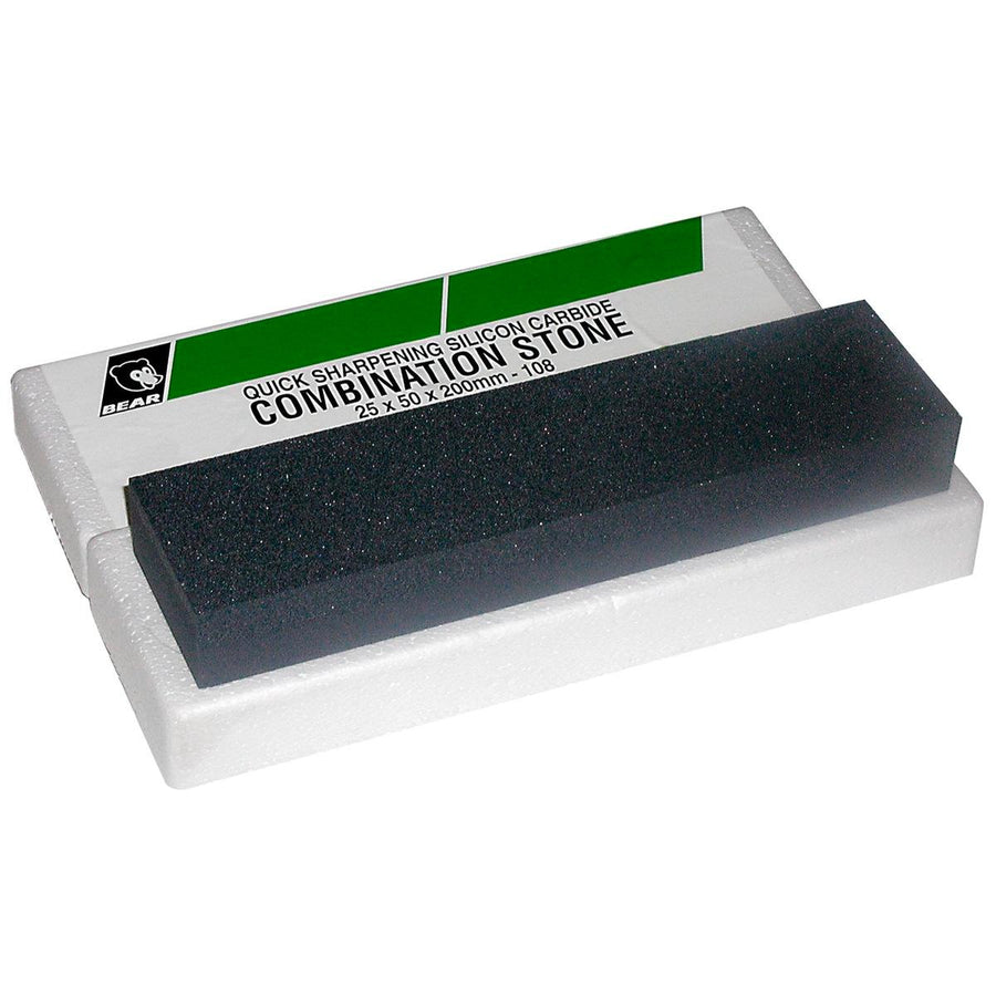 Norton Quick Sharpening Combination Bench Stone 200x50x25mm Silicone Carbide - SuperSaverAU - view 1