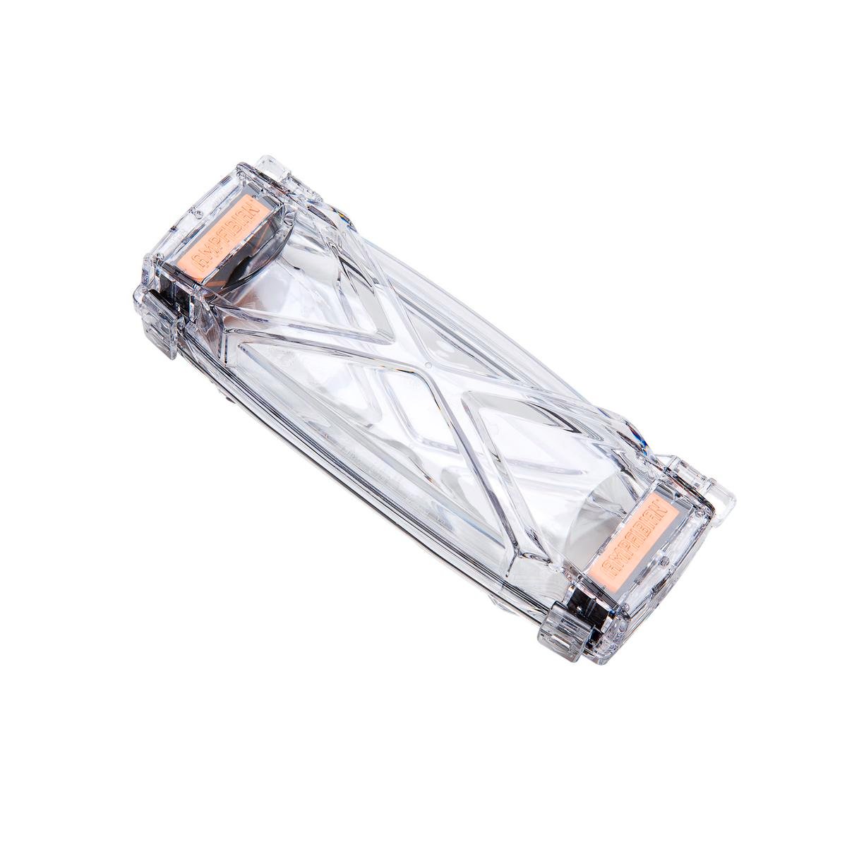 Ampfibian x2 Weatherproof Connector Protector - IP55 - Clear - 75mm x 62mm x 195mm - SuperSaverAU - view 1
