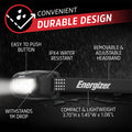 Energizer Universal 115 Lumen LED Headlamp, Red Night Vision, Adjustable Strap, Silver (HDCU22)