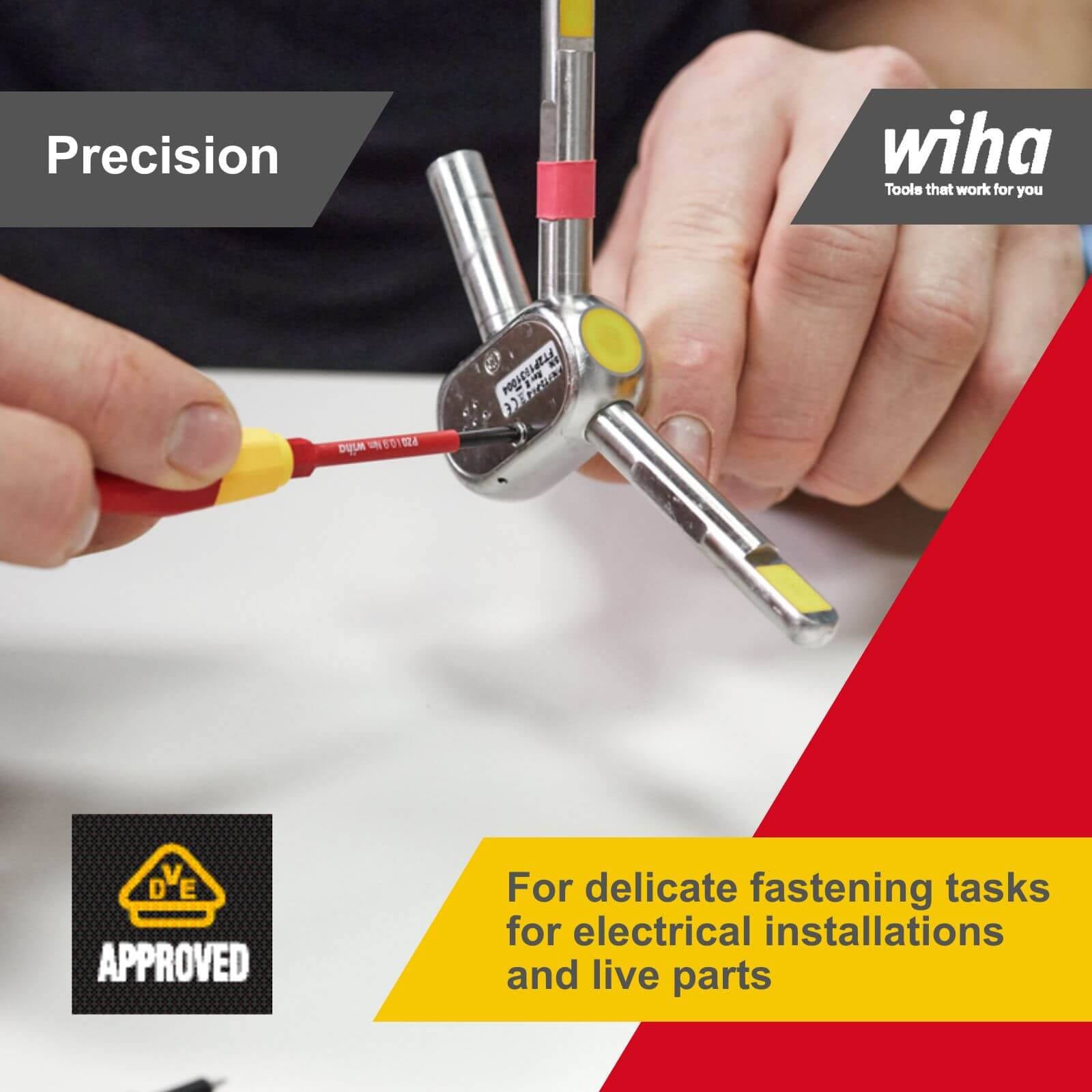 Wiha 2.0 x 50mm CVM Insulated Precision Electric Screwdriver
