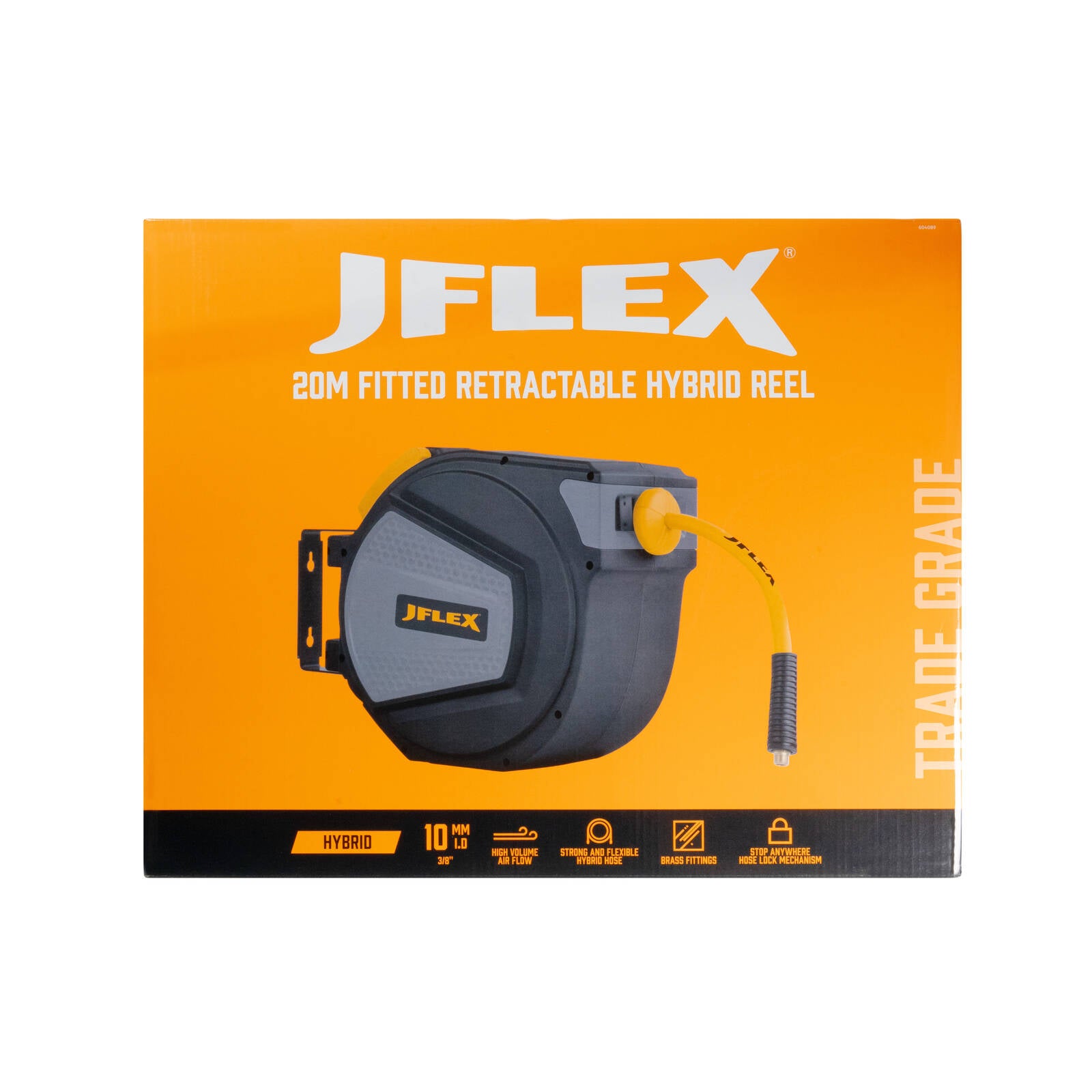 JFLEX 20m Premium Hybrid Air Hose Reel Auto Rewind