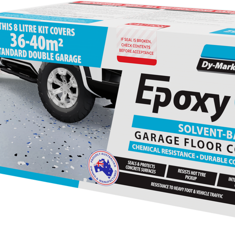 Dy-Mark 8L Slate Epoxy Coat Garage Floor Kit - Durable - Gloss Finish - SuperSaverAU - view 1