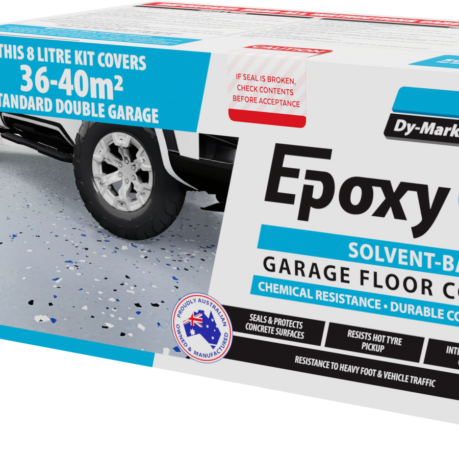 Dy-Mark 8L Slate Epoxy Coat Garage Floor Kit - Durable - Gloss Finish - SuperSaverAU - view 1
