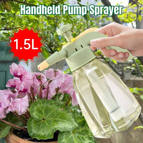 1.5 Litre Handheld Pump Spray Bottle for Plants, Garden and Cleaning