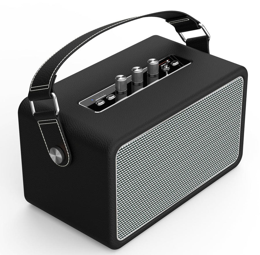 Guitar Amp Style 2.0 Active Bluetooth Speaker (Black)