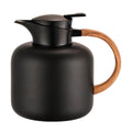 1.9 L Stainless Steel Insulated Coffee Carafe Leak Proof with Handle for Home - Black
