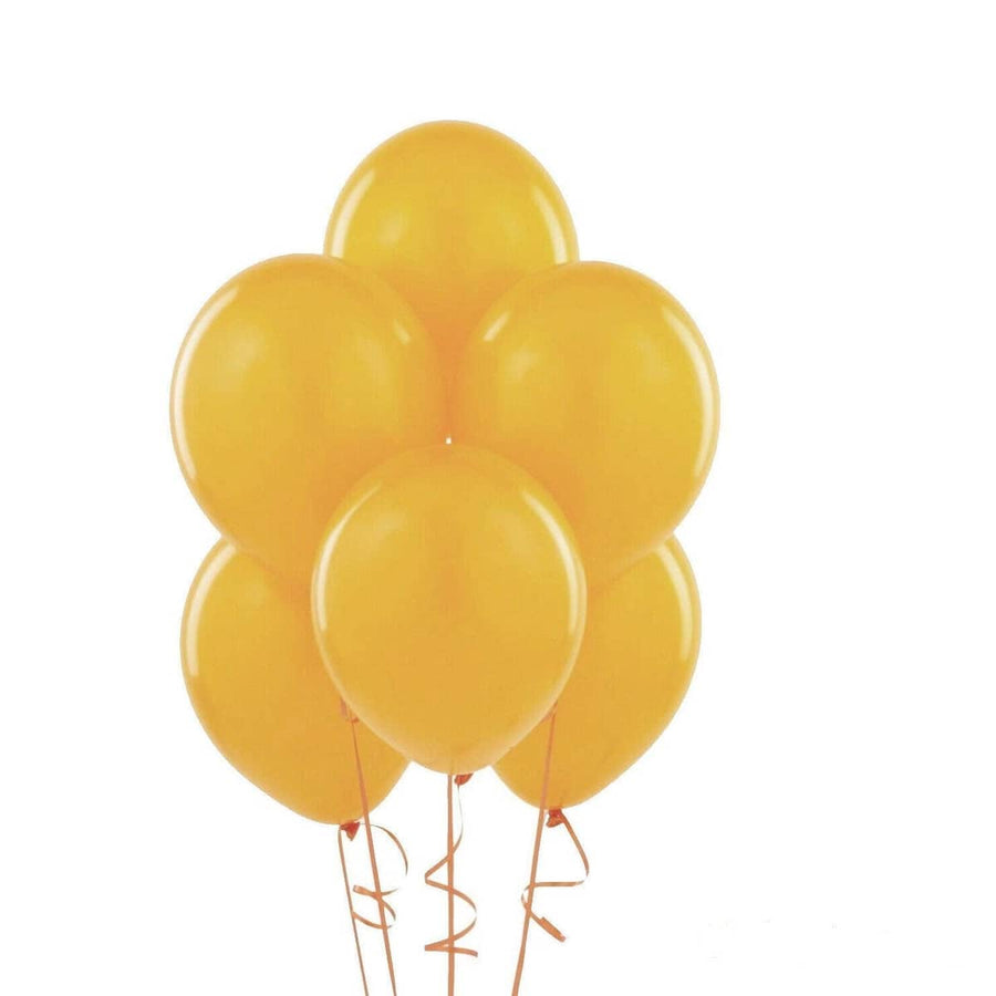 10 Inch (25 cm) Latex Party Balloons, Pack of 100 - Light Orange