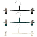 10 Pack Wardrobe Pants Rack Hanging Trouser Organiser - Black - view 3