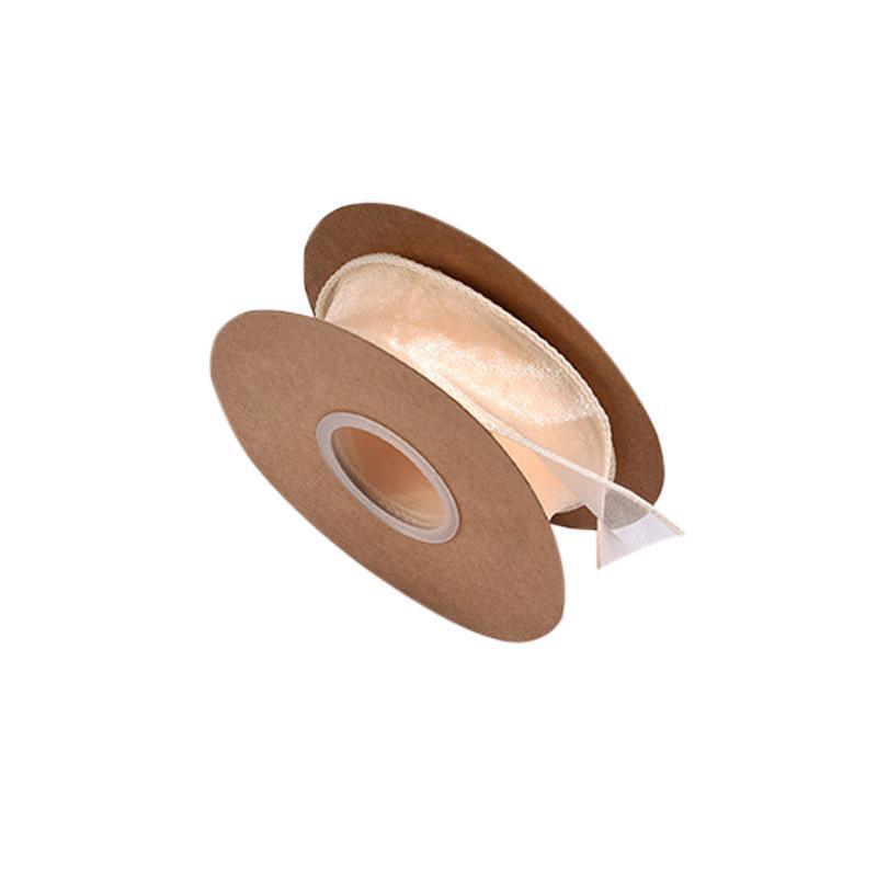 10 Roll Decorative Ribbon for Bouquet Wrapping and Gift Packaging - Beige Fishtail Veil