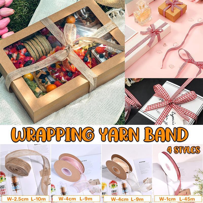 10 Roll Decorative Ribbon for Bouquet Wrapping and Gift Packaging - Beige Fishtail Veil - view 2