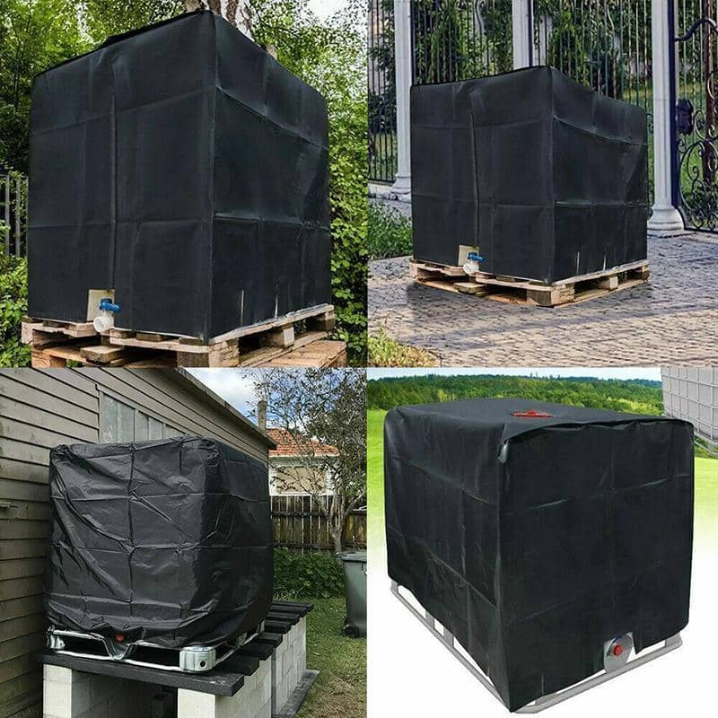 1000 Litre IBC Water Tank Cover, UV Resistant Oxford Hood for Outdoor Use - view 5