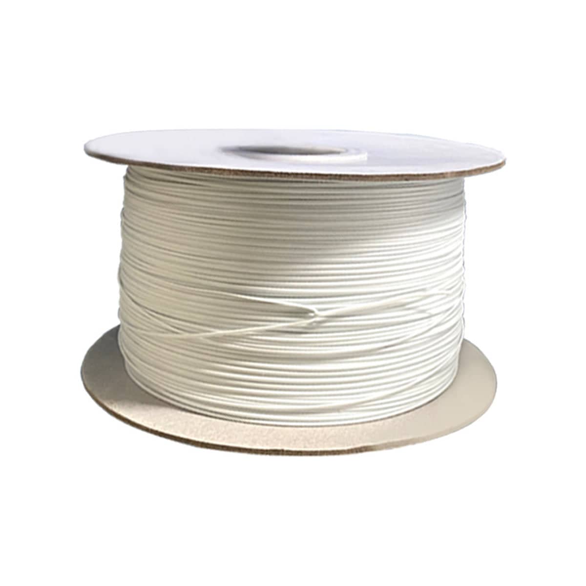 1000 m Coiled PVC Tie Wire, Elliptical Binding Wire Garden Plant Cable Roll - White