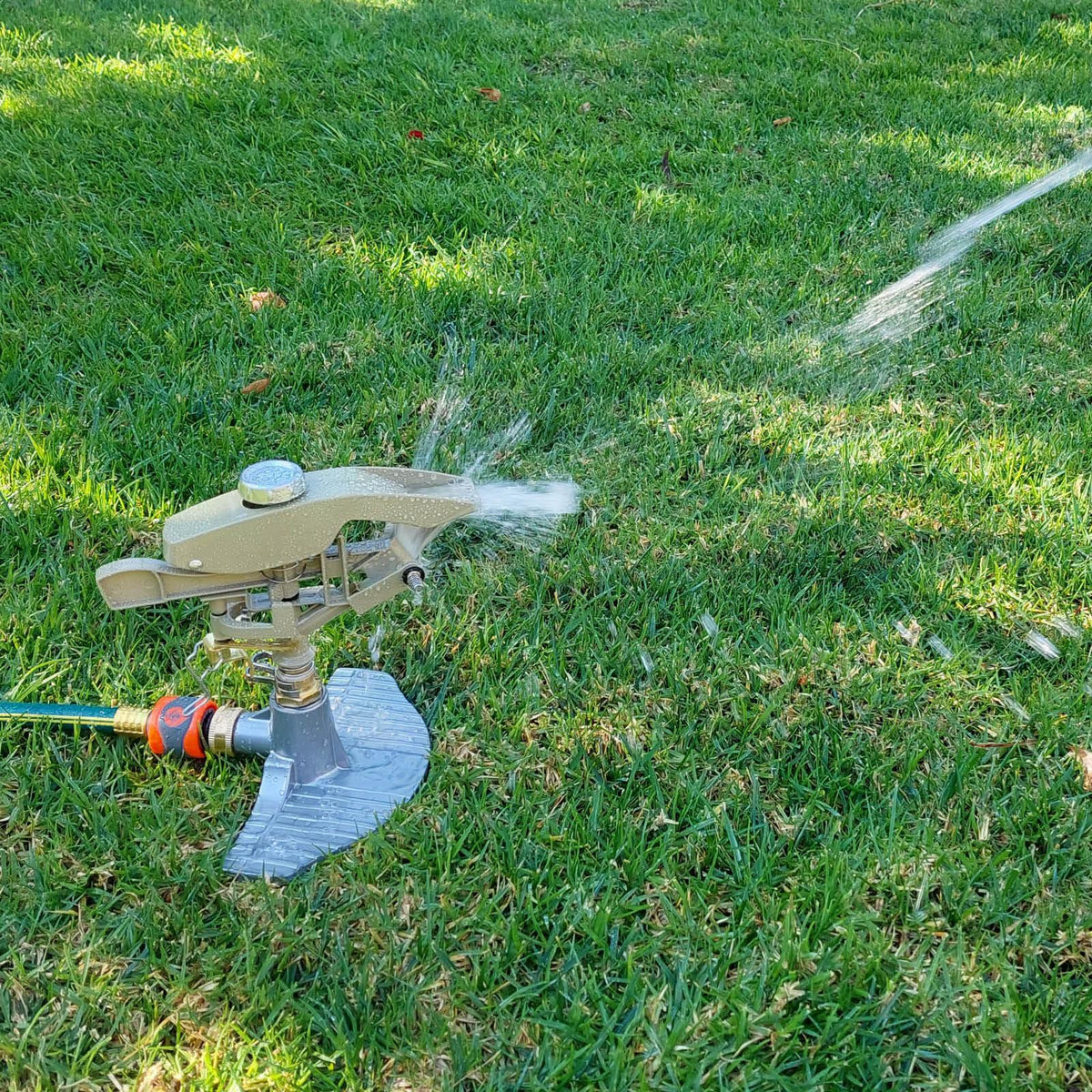 Pope Goliath Professional Impact Sprinkler - Metal, Adjustable Arc, 26m Coverage