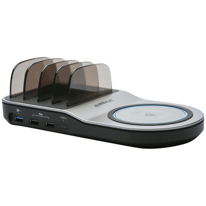 mbeat Gorilla Power 50W Qi Certified Multi-Device USB & Wireless Charging Dock MB-UWC-5K