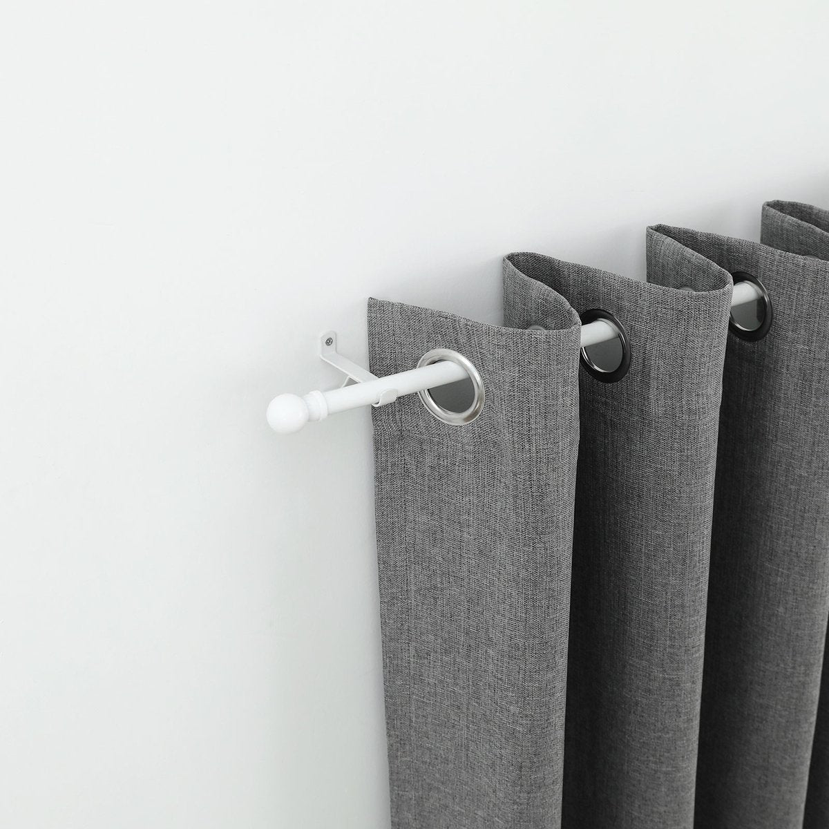 Windoware Curtain Rod Bracket - 16mm - White - 2 Pack - Metal - Durable - SuperSaverAU - view 3