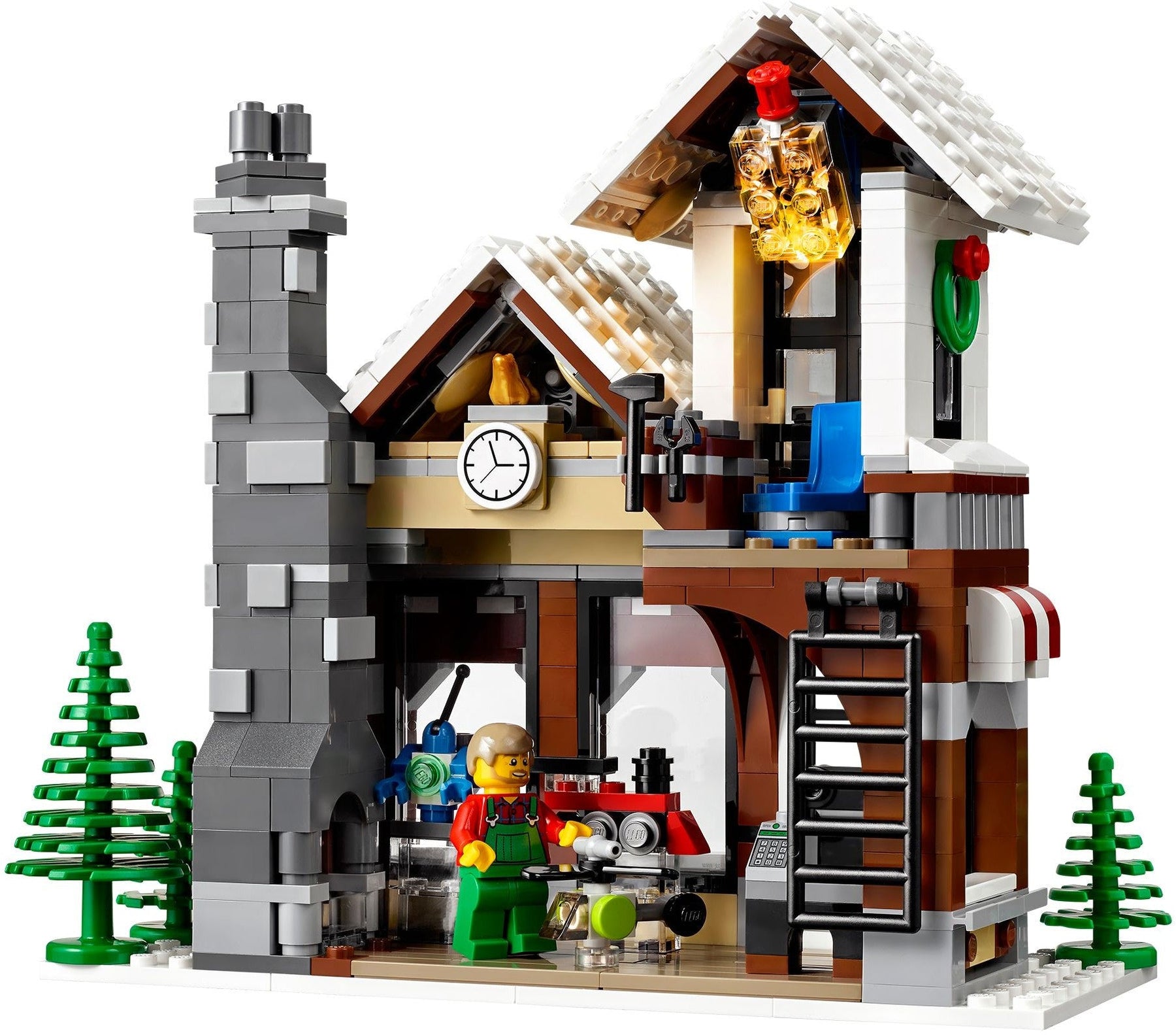 LEGO 10249 Winter Toy Shop: Festive Holiday Village Set - SuperSaverAU - view 2