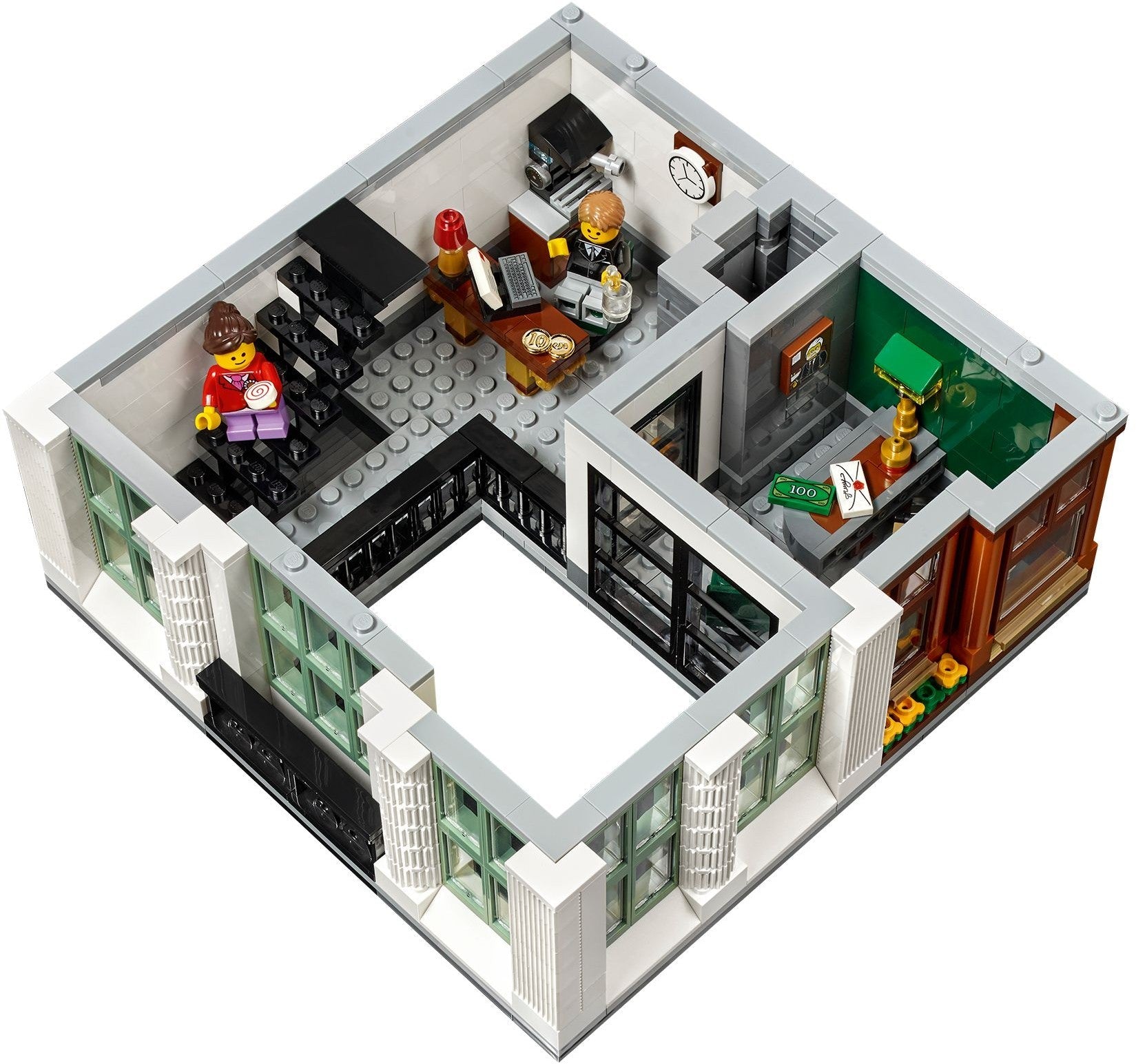 LEGO 10251 Brick Bank: Modular Building with Vault & Laundromat - SuperSaverAU - view 2