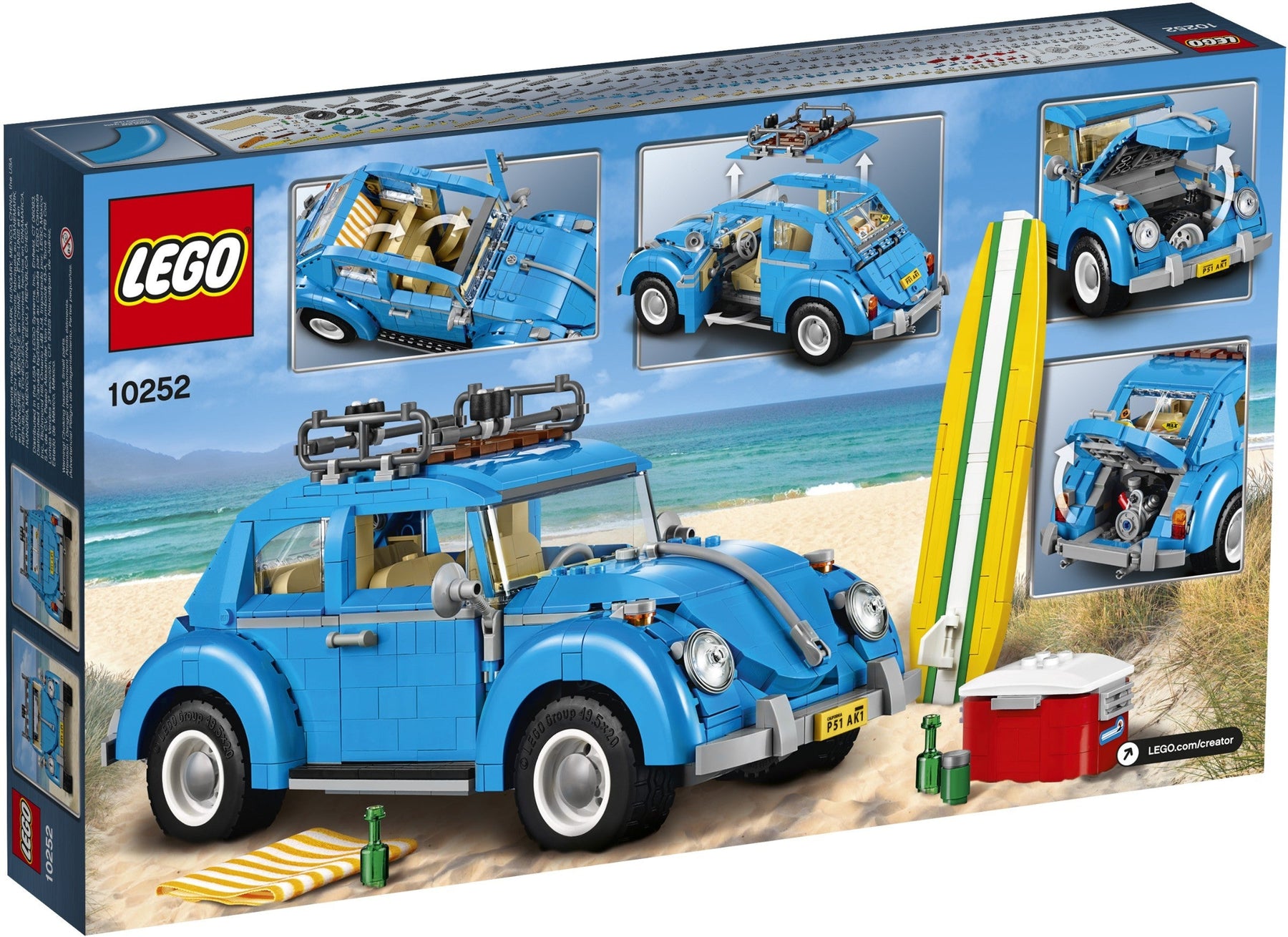LEGO 10252 Creator Volkswagen Beetle - SuperSaverAU - view 3
