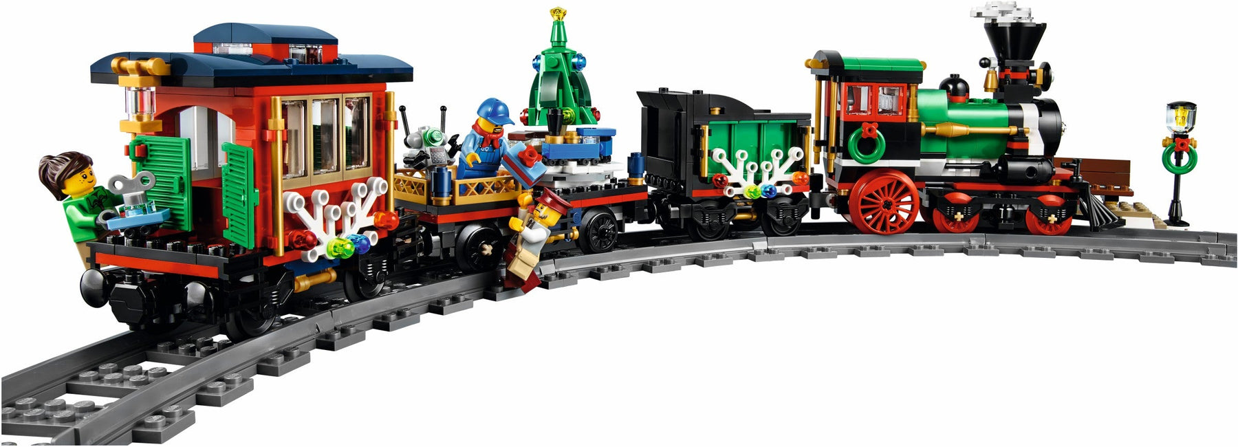 LEGO 10254 Winter Holiday Train: Festive Christmas Train Set - SuperSaverAU - view 2