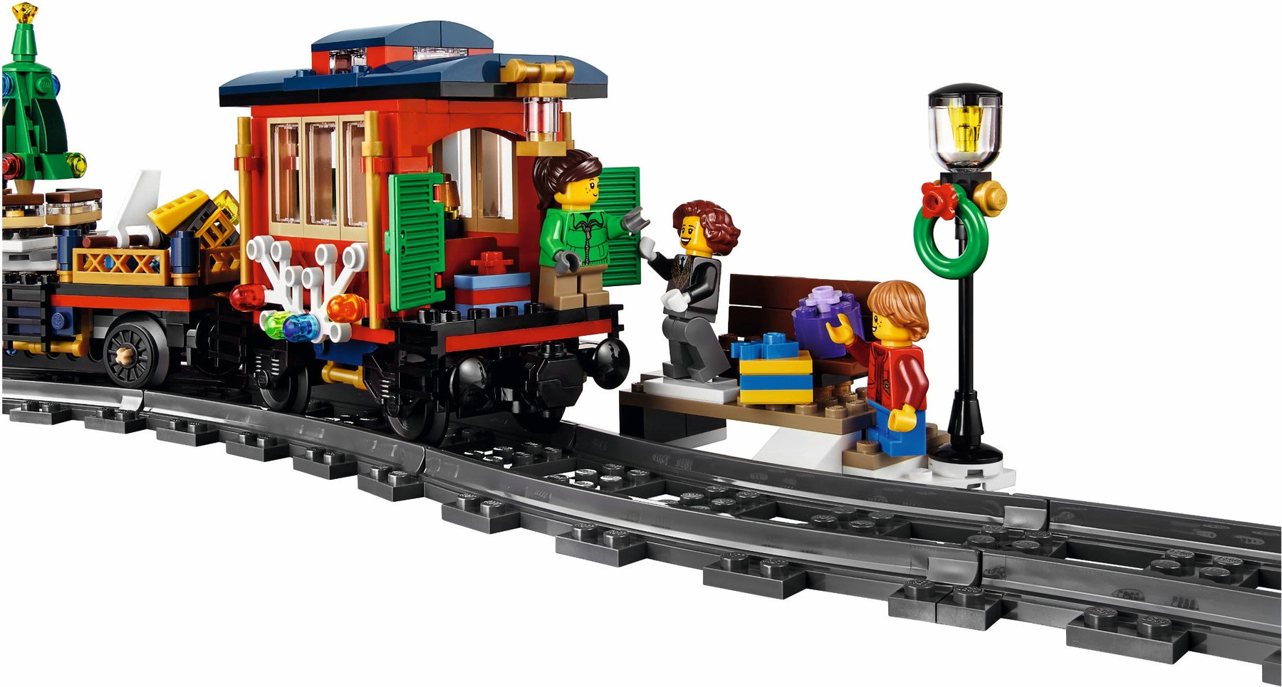 LEGO 10254 Winter Holiday Train: Festive Christmas Train Set - SuperSaverAU - view 4