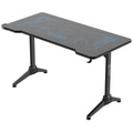 ONEX GD1400G Tempered Glass RGB Gaming Desk With Cup holder and Headset Hook ONEX-GD1400G-RGB - SuperSaverAU - view 1