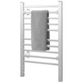 Devanti Heated Towel Rail Rack Electric Clothes Rails TW-C-FW-10-ALUM - SuperSaverAU - view 4