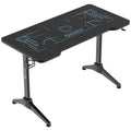 ONEX GD1200G Tempered Glass RGB Home Gaming Office Desk - SuperSaverAU - view 1