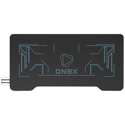 ONEX GD1200G Tempered Glass RGB Home Gaming Office Desk - SuperSaverAU - view 2