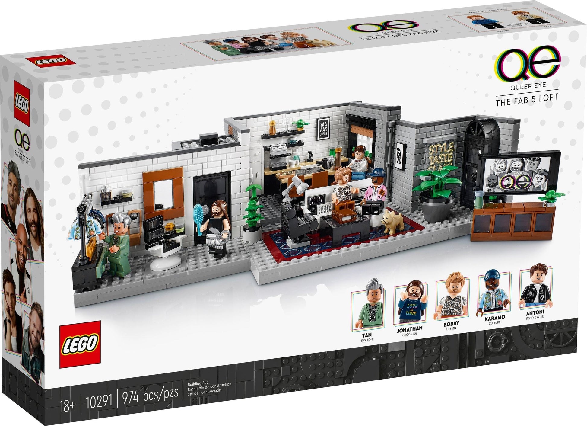 LEGO Creator Series 10291 The Fab 5 Loft- Auzzi Store